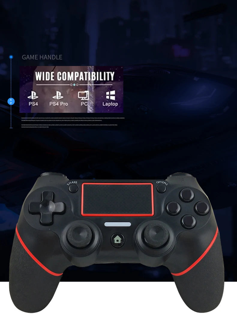 USB Bluetooth Gamepad Wireless Controller for PS4 Playstation PS 4 Play Station Pro Slim PC Remote Control Game Pad Accessories