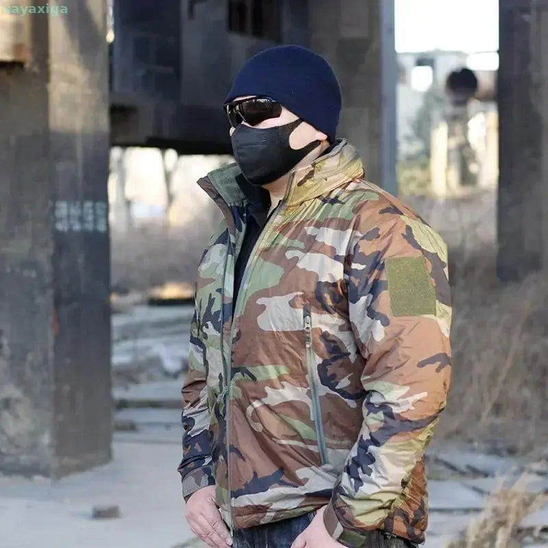 Veste d'hiver de niveau 7, doudoune tactique militaire pour hommes, coupe-vent chaud et imperméable, manteau Parkas de chasse et de randonnée, armée