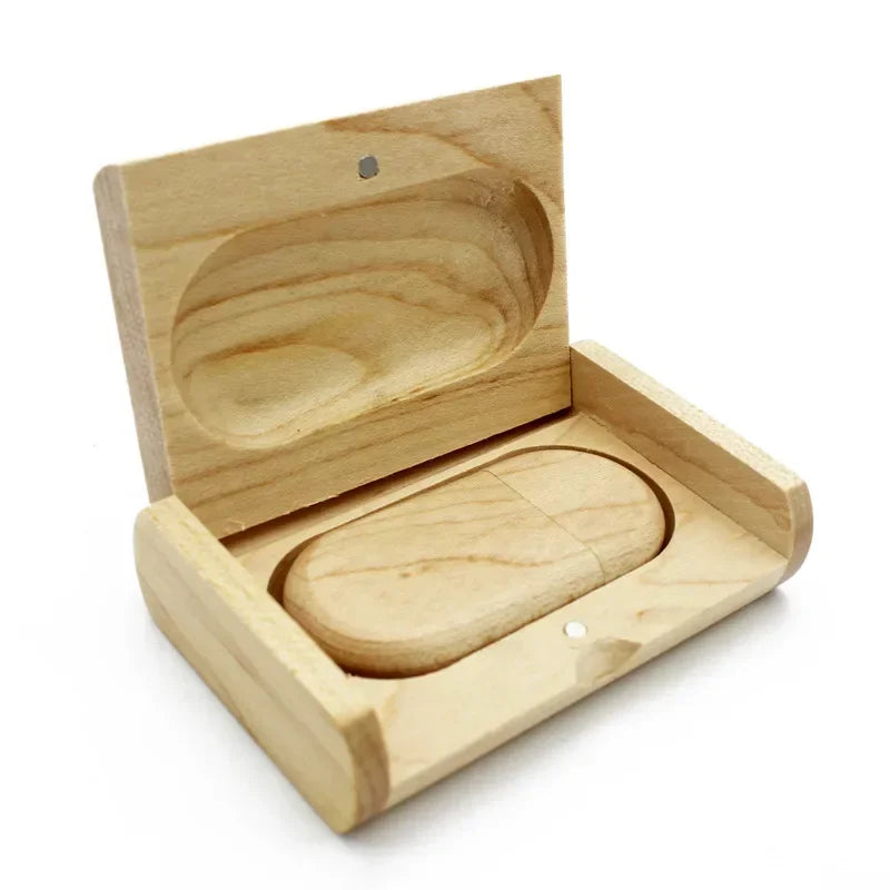 clé USB JASTER en bois graver