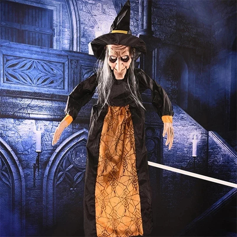 Décor de Fantôme de Sorcière d'Halloween,
