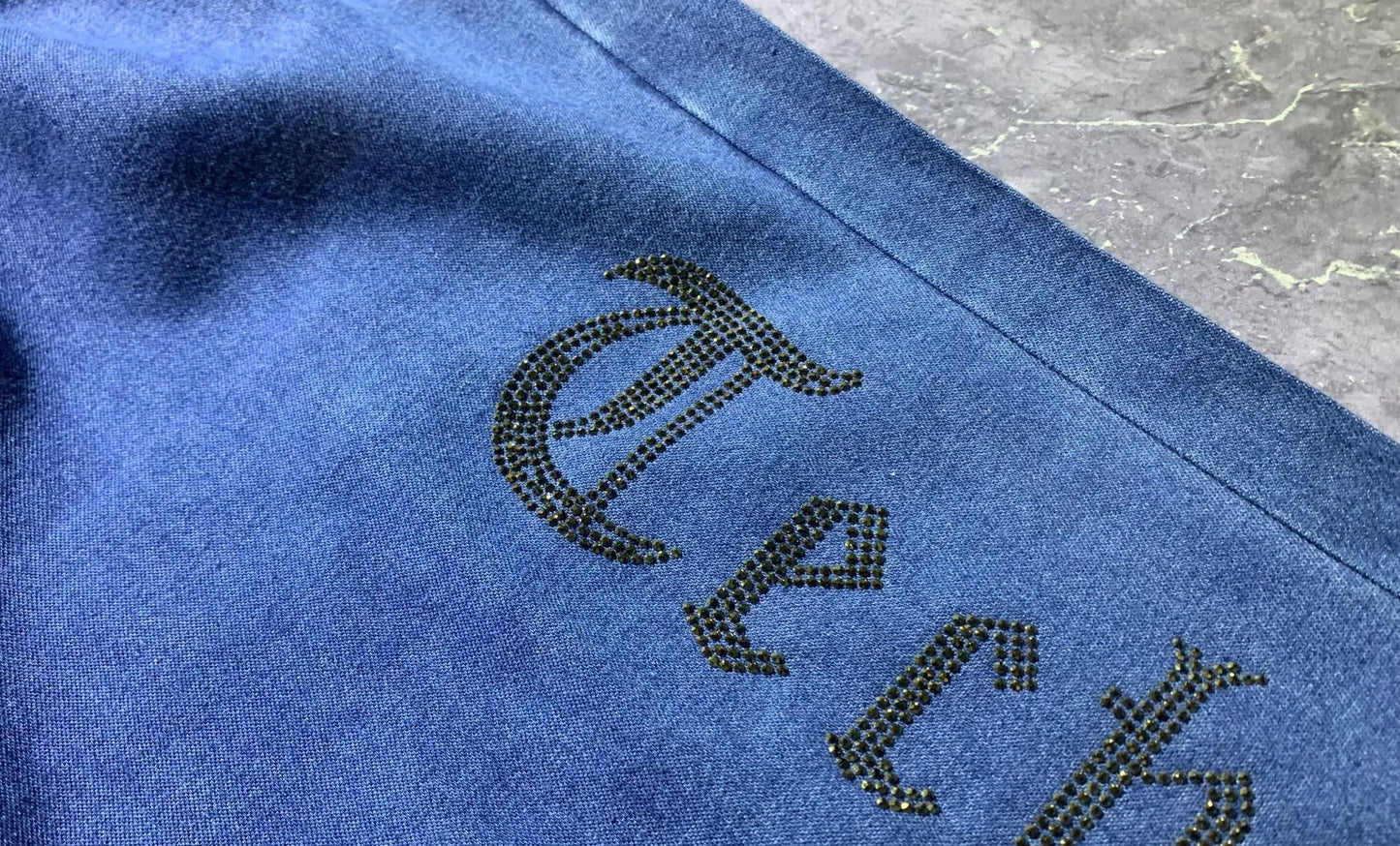 Mode 2 pièces ensembles femmes tenues dessin animé léopard diamants Denim pantalon ensemble été décontracté Cardigan à manches courtes Cowboy survêtement