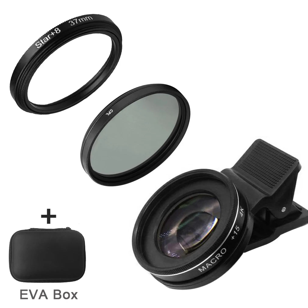 Objectif Macro 37MM 15X 4K HD