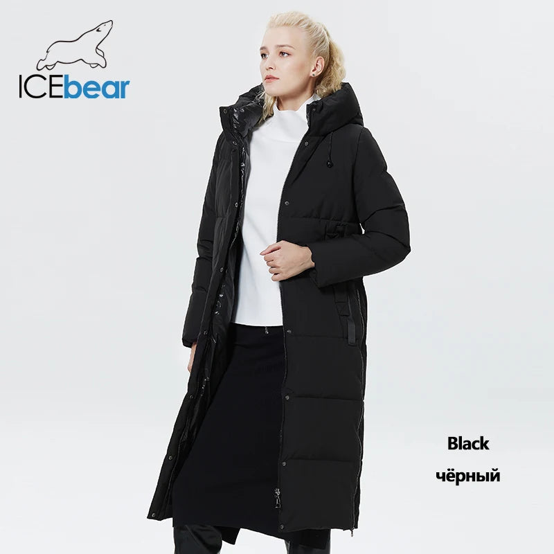 ICEbear-Parkas à capuche en coton pour femmes mode, 2023
