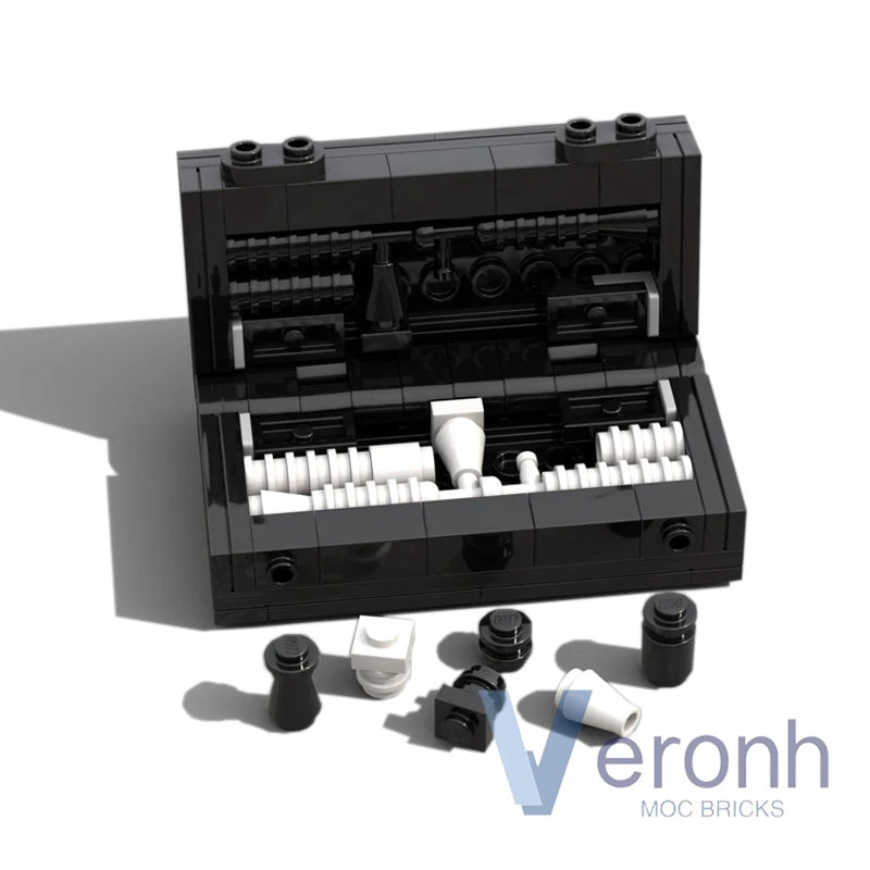 Jeu d'échecs International de voyage pliable et Portable, blocs de construction, briques Moc, Puzzle éducatif, jouets pour enfants, cadeaux d'anniversaire et de noël