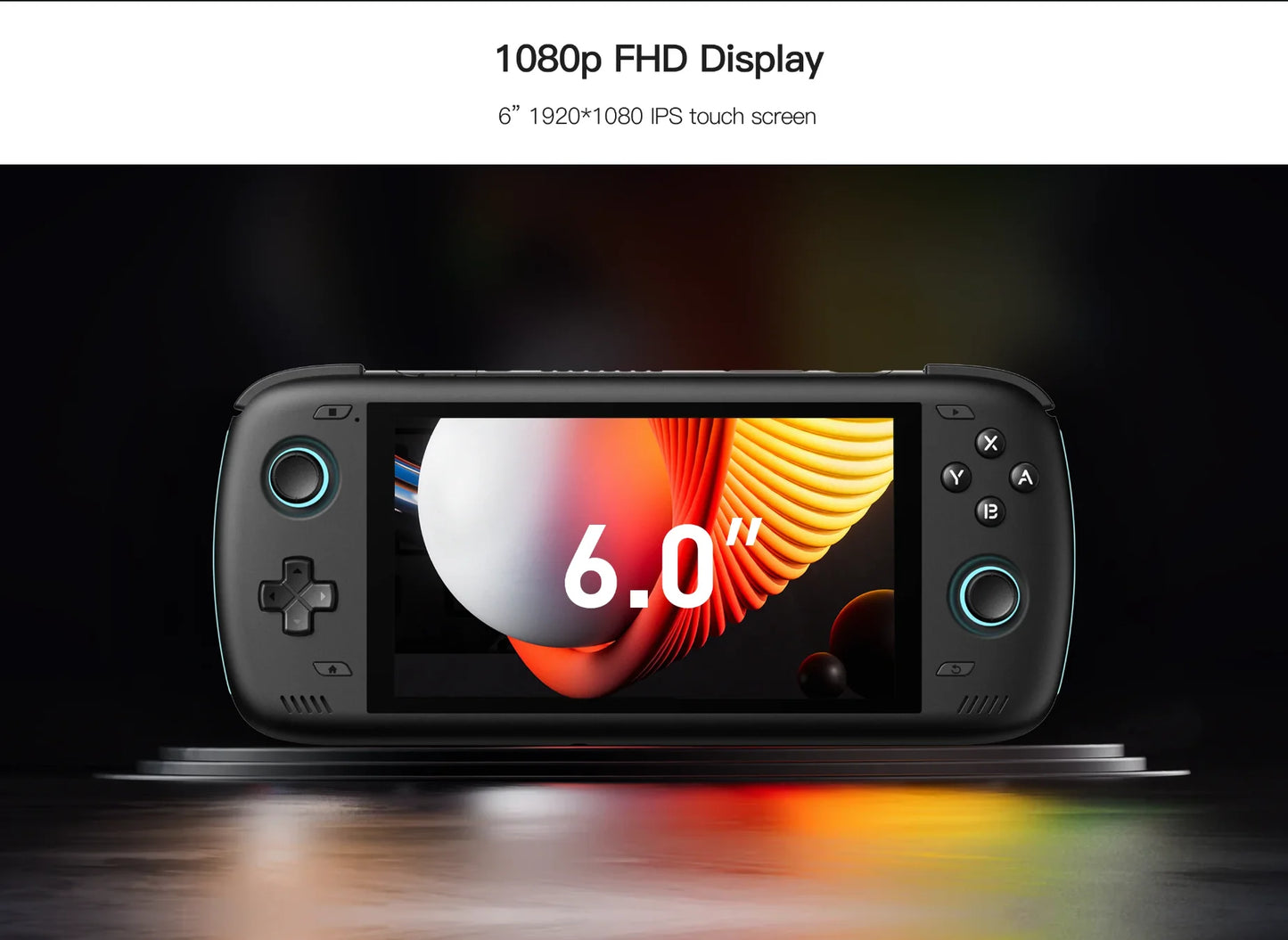 Ayn Odin 2 pro Odin 2 Console de jeu Portable 6 "écran IPS 8G + 128G Android13 512G Bluetooth Console Portable PSP ps2 IPS LCD Sc