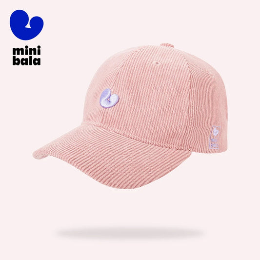Mini Bala printemps nouveaux garçons et filles rétro velours côtelé casquette de Baseball bébé chapeau Vintage mode