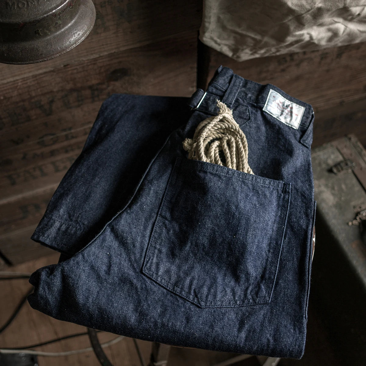 Bronson-Salopette en jean denim, 1917 oz, jjj10.5
