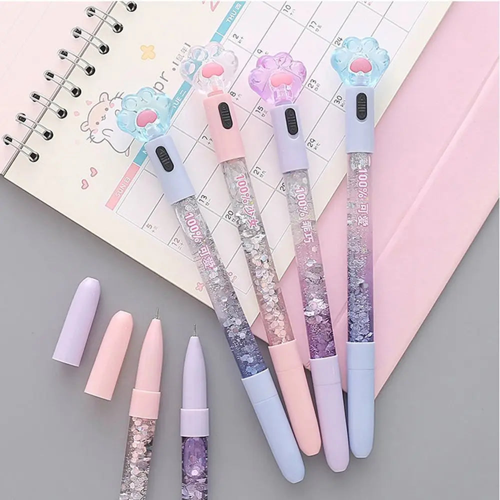 stylo sables mouvants stylo paillettes lumières stylo Gel lumineux