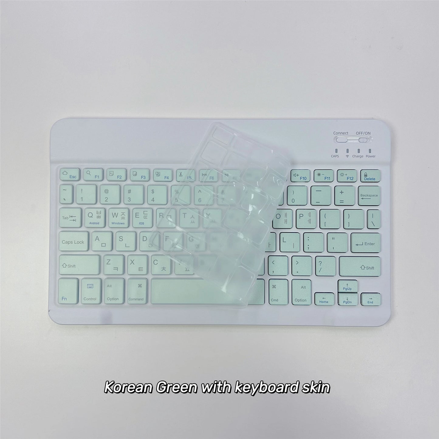 Clavier Bluetooth ultra-fin de langue coréenne à 78 touches