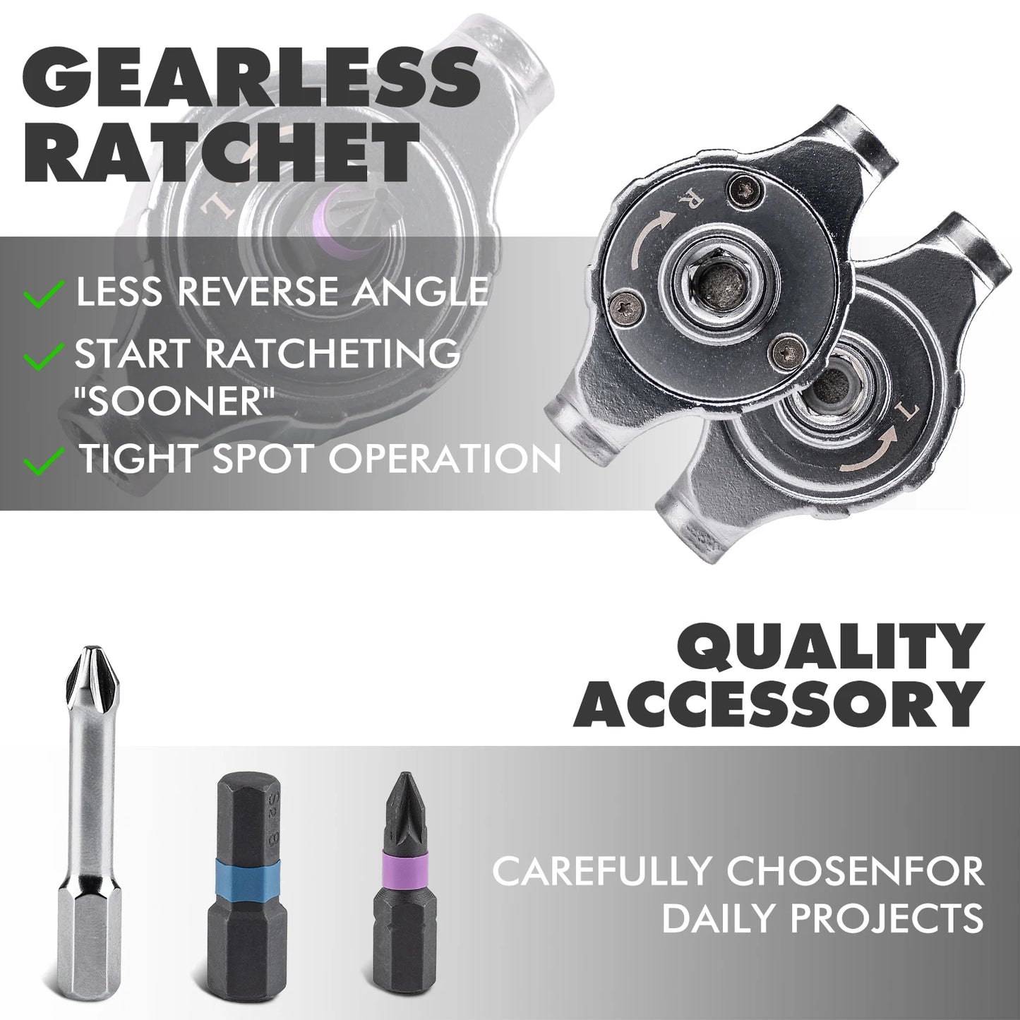 VMAN 40in1 jeu de tournevis à cliquet multifonction embouts multi-magnétiques Mini Kit d'outils de réparation outil ménager pour PC et Iphone Etc.