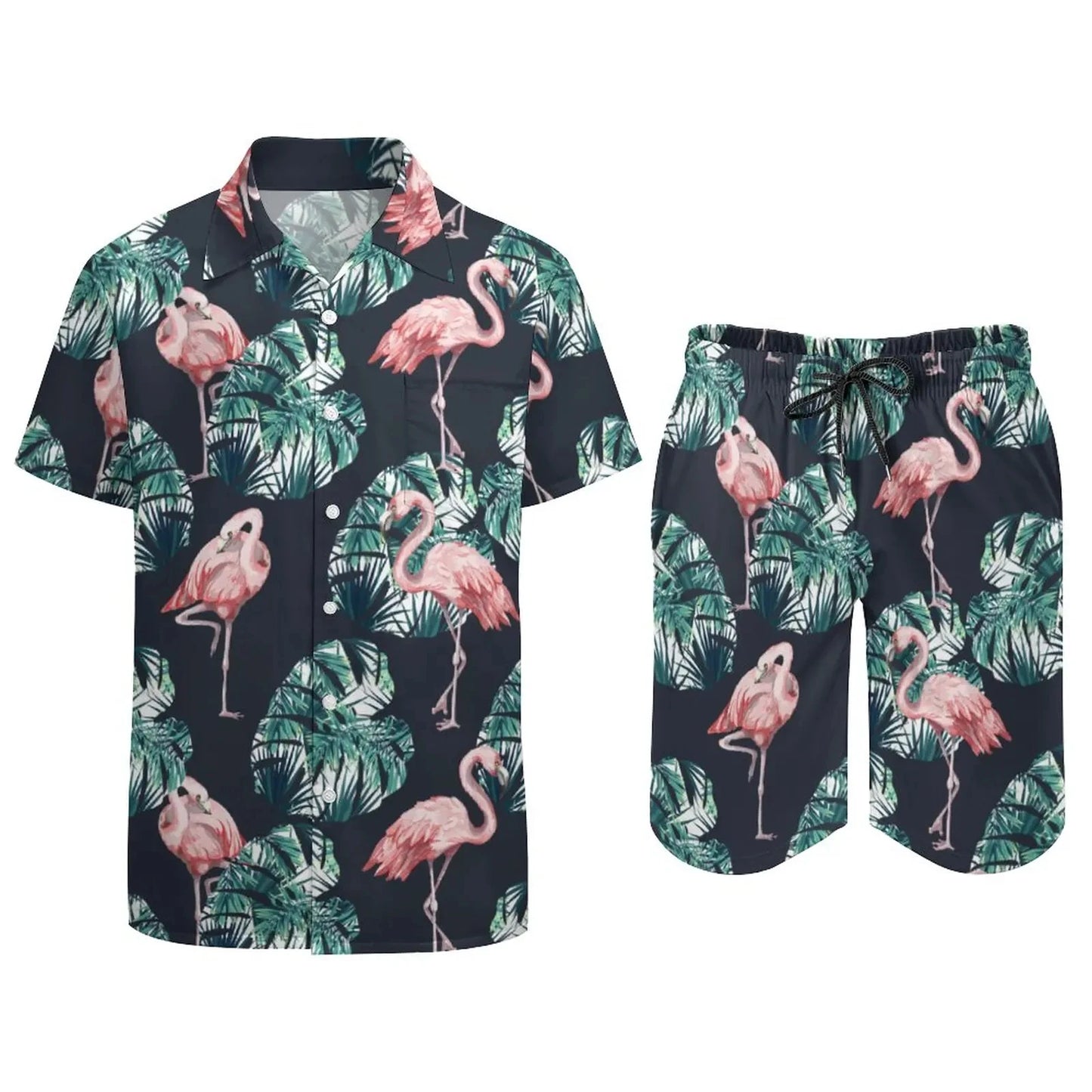 Ensemble champignon magique psychédélique pour hommes, chemise décontractée imprimée en 3D, short de plage surdimensionné, ensemble 2 pièces, costumes hawaïens pour vacances