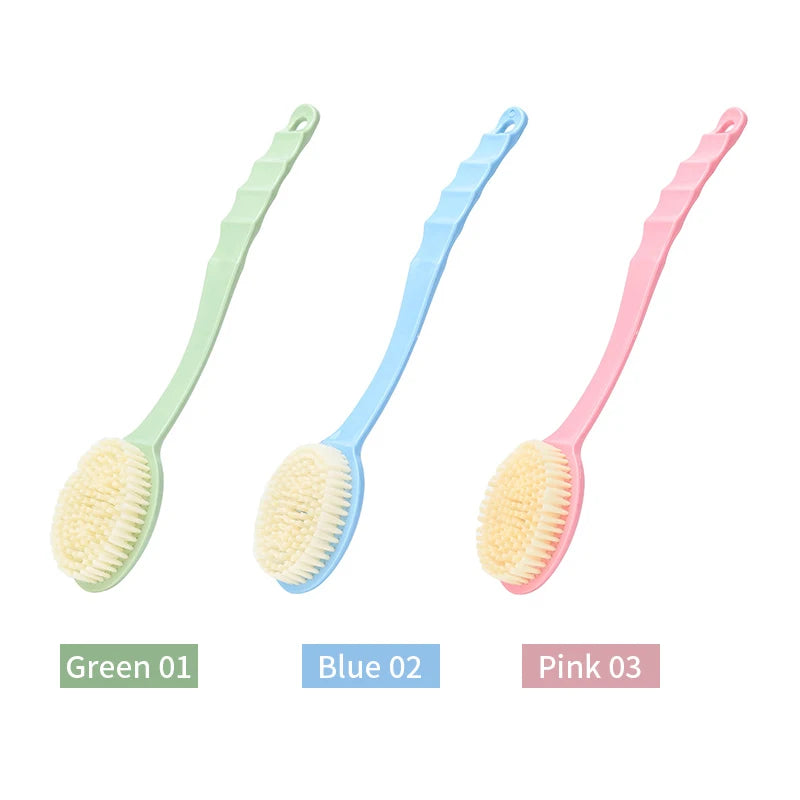 Brosses de nettoyage pour le dos et le corps, douche, brosse de bain, gommage exfoliant à Long manche, masseur de peau, brosse de salle de bain, 1 pièce