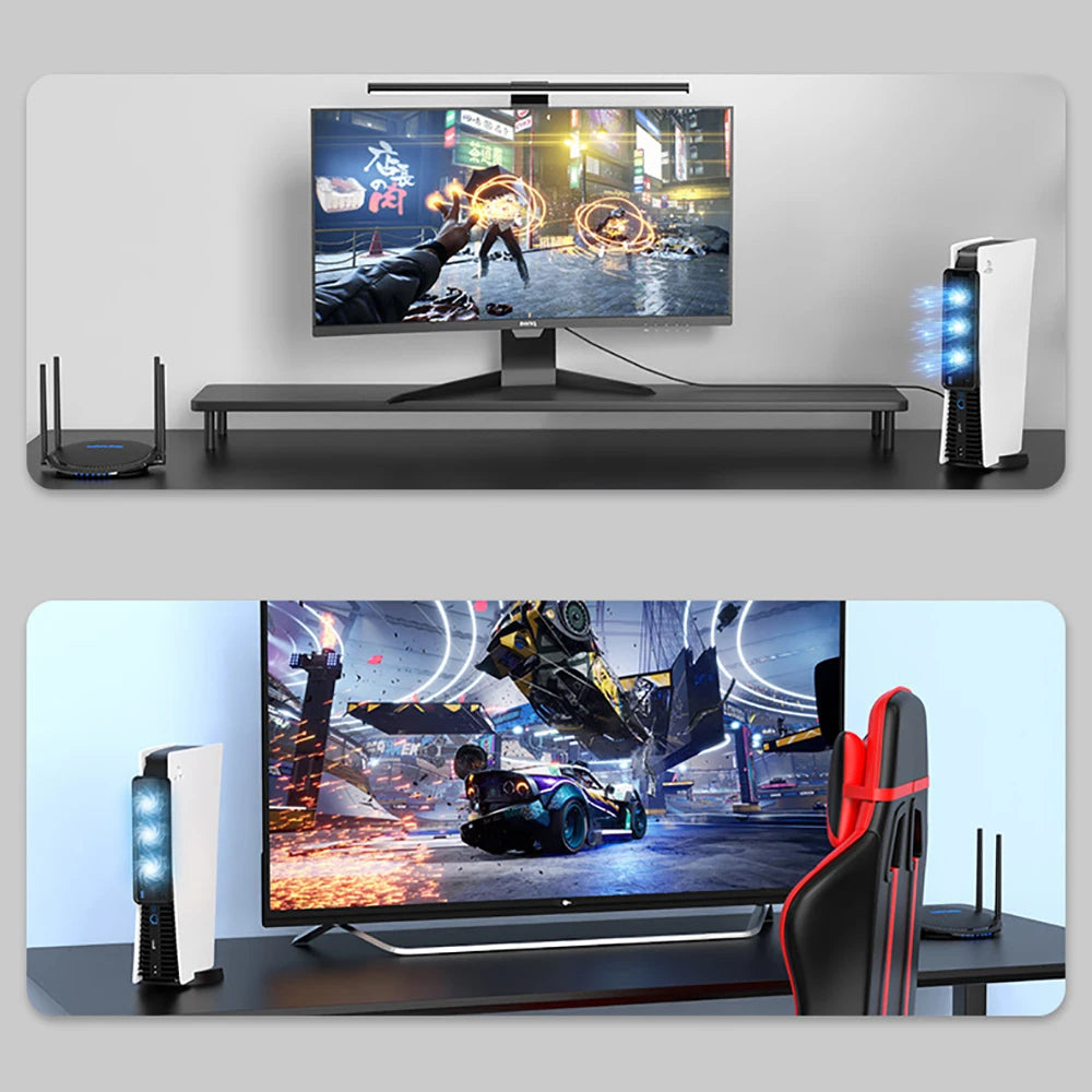 External Cooling Fan for PS5 Console Vertical Stand Play Station Game Host Accessories