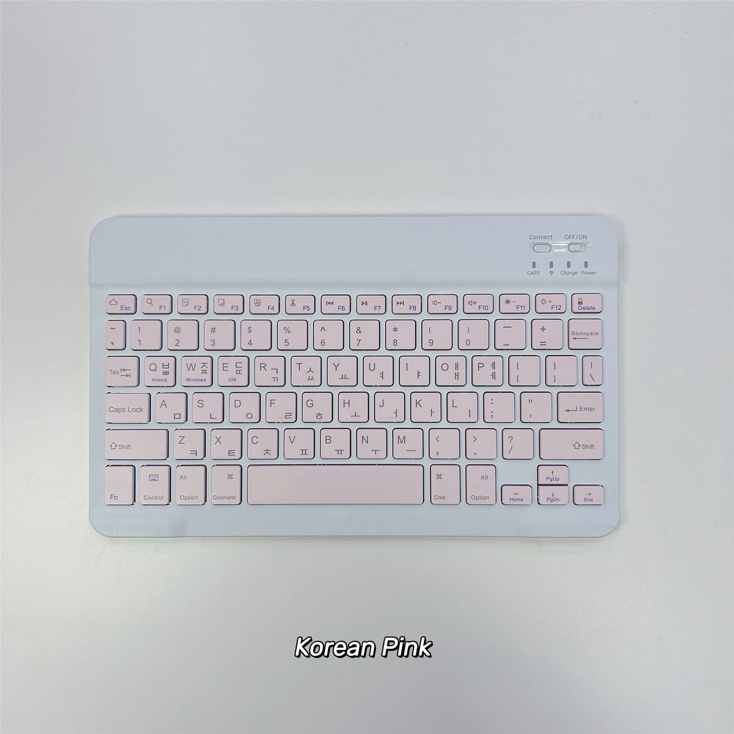 Clavier Bluetooth ultra-fin de langue coréenne à 78 touches