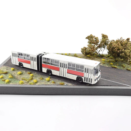 Bus hongrois vintage en métal moulé sous pression, modèle Ikarus 280, rouge et blanc, URSS d'origine, échelle 1:43, nouveau, 900513