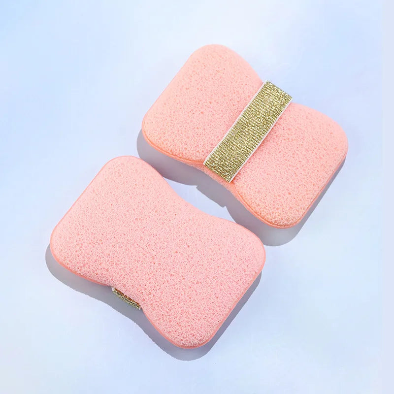 1 pièces éponge savon sac bain nettoyage moussant filet pochette corps exfoliant épurateur éponges salle de bain Nylon savon poche