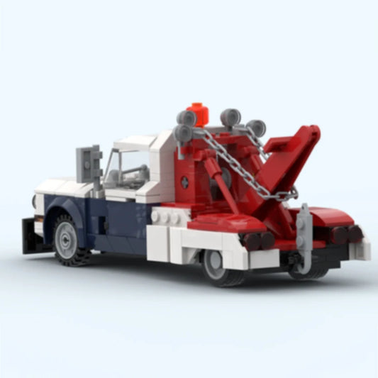 Modèle de voiture de ville Speed Champion pour enfants, briques de construction MOC, camion de remorquage F350, cadeaux technologiques modulaires, assemblage de vacances, jouets imbibés