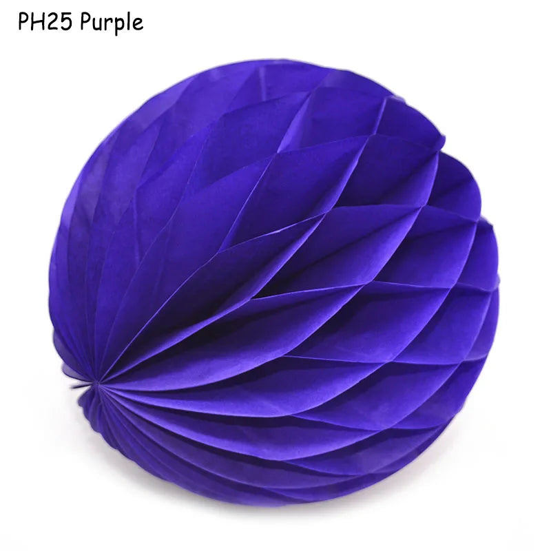 Boule décorative en papier nid d'abeille, 5 pièces/lot, 10/15cm, fleur Pastel, décoration de fête d'anniversaire pour mariage, enfant, fournitures de réception-cadeau pour bébé 8Z