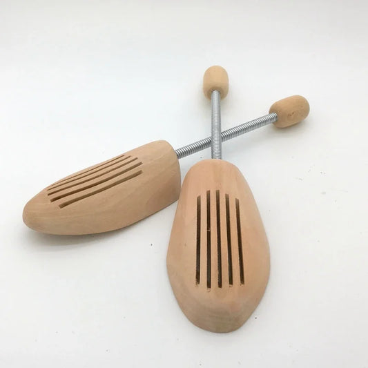 Chaussures à ressort en bois de haute qualité, Support réglable en forme de chaussure, chaussures fixes sans distorsion