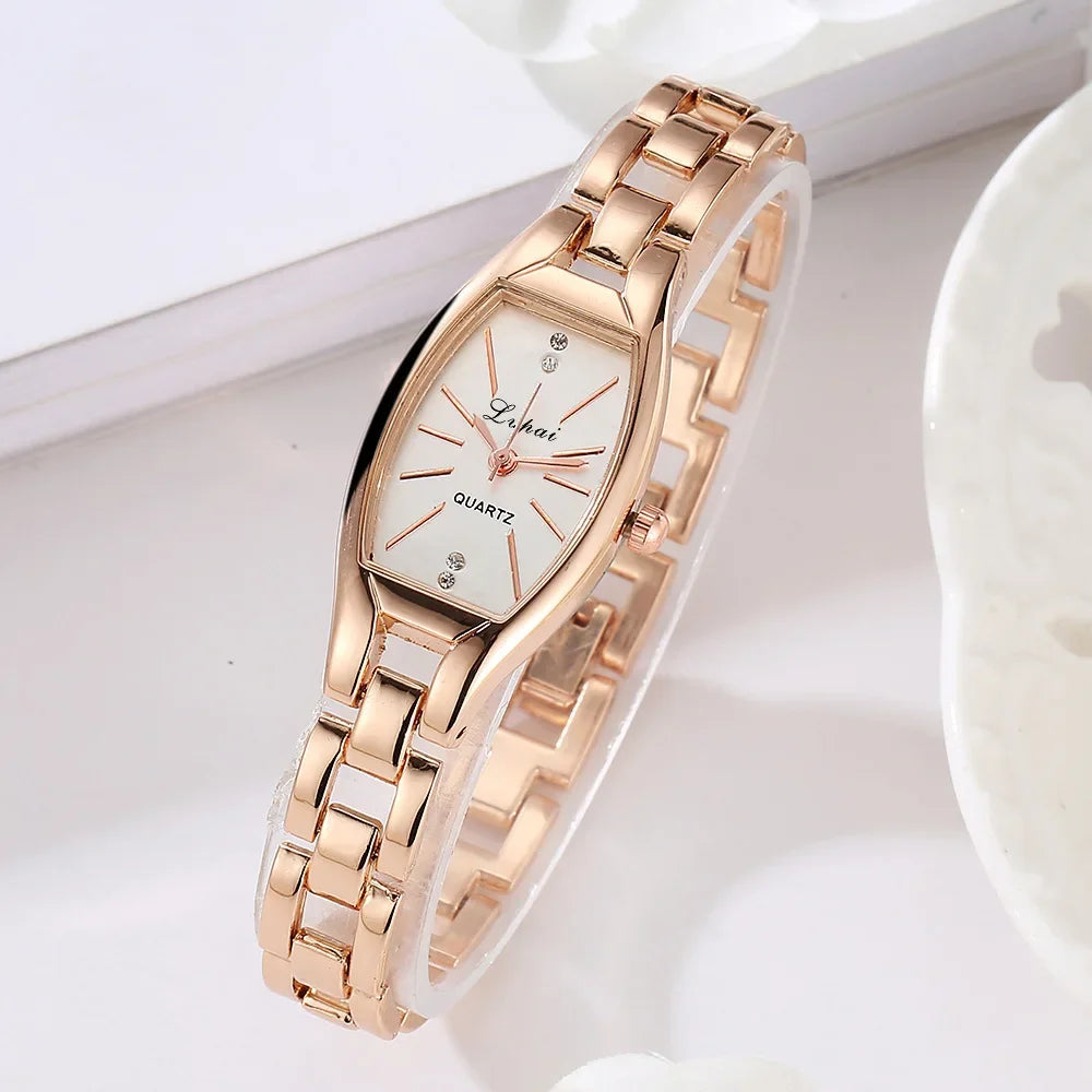 Nouvelle arrivée montres à Quartz montres en cristal or argent
