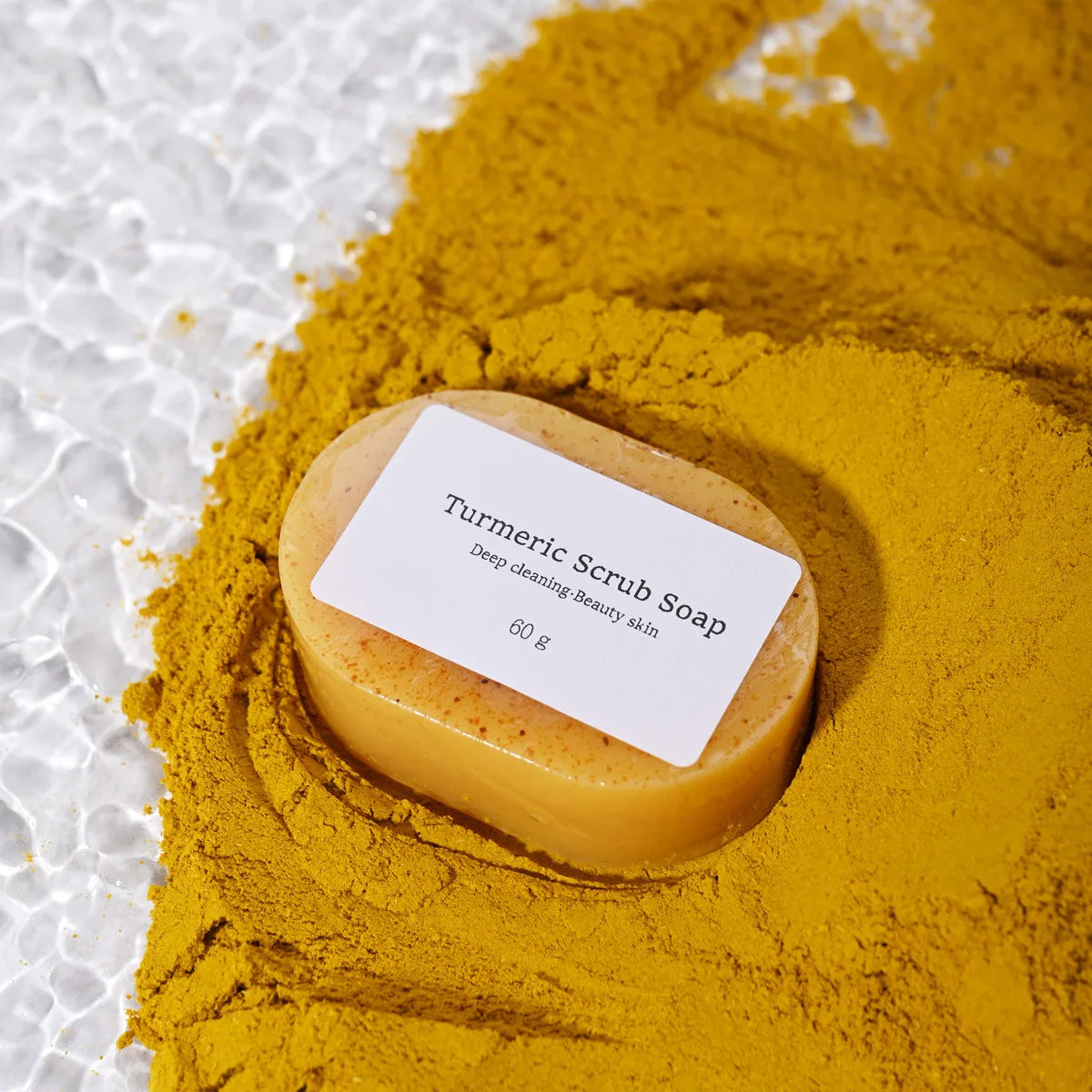 Savon de gommage kojique au curcuma naturel, savon de bain nettoyant, contrôle de l'huile et blanchiment, savons au curcuma kojique pour le visage, le bain et le corps