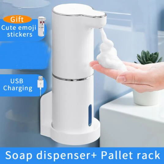Distributeur automatique de savon en mousse, capteur sans contact, Machine à mousse intelligente USB, pompe distributrice de savon liquide infrarouge de 300ML, désinfectant pour les mains