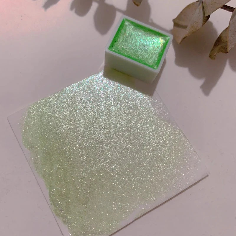 Ensemble de pigments d'interconnexion nacrés monochromes, fournitures d'art et de peinture, peinture à ongles, pigment décoratif solide, 2ml, 36 documents