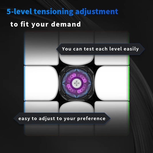 Picube-Cube Magique Magnétique DIY pour Enfants, Maglev Magnetic Rubix, Professional Speed Puzzle, Fidget Toy, DianSheng MS3X, 3x3x3