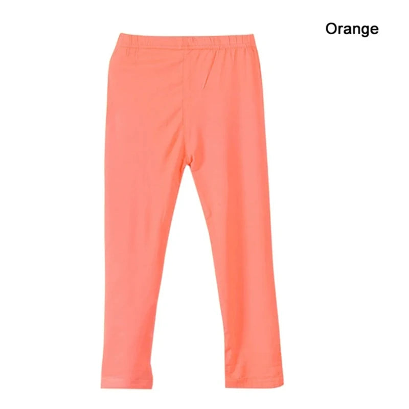 Pantalons pour filles, Leggings en coton Modal élastique doux pour enfants, couleur bonbon, pantalons slim pour filles, couleur unie, pantalons pour enfants de 2 à 13 ans