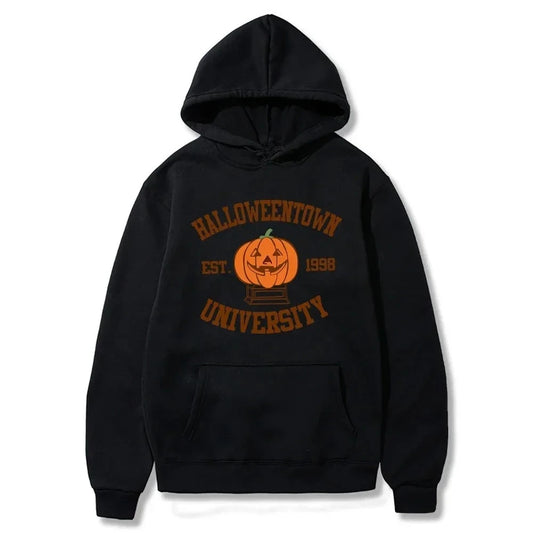 Halloweentown sweat à capuche Est 1998 imprimé pull Vintage Halloween ville automne hiver femme à la mode Halloween fête sweats à capuche
