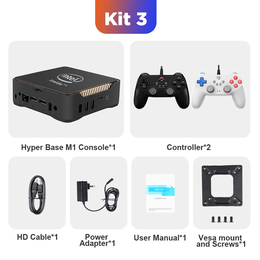 Console de jeu vidéo rétro WIN 11 Pro, Batocera OS N100, MINI PC Box, disque dur 2 To, 52000 + jeux, 80 + émulateurs pour PS3, PS2, PS1, WII