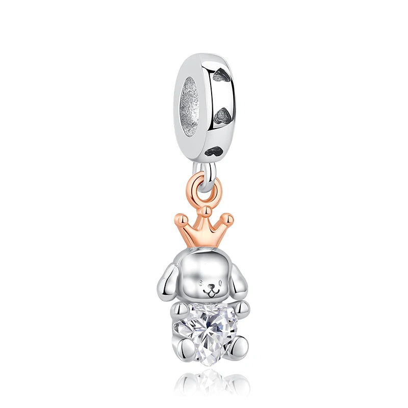 Original 925 en argent Sterling breloque perle arbre généalogique maman pendentif chaîne de sécurité breloques or Rose ajustement marque Bracelets bijoux à bricoler soi-même