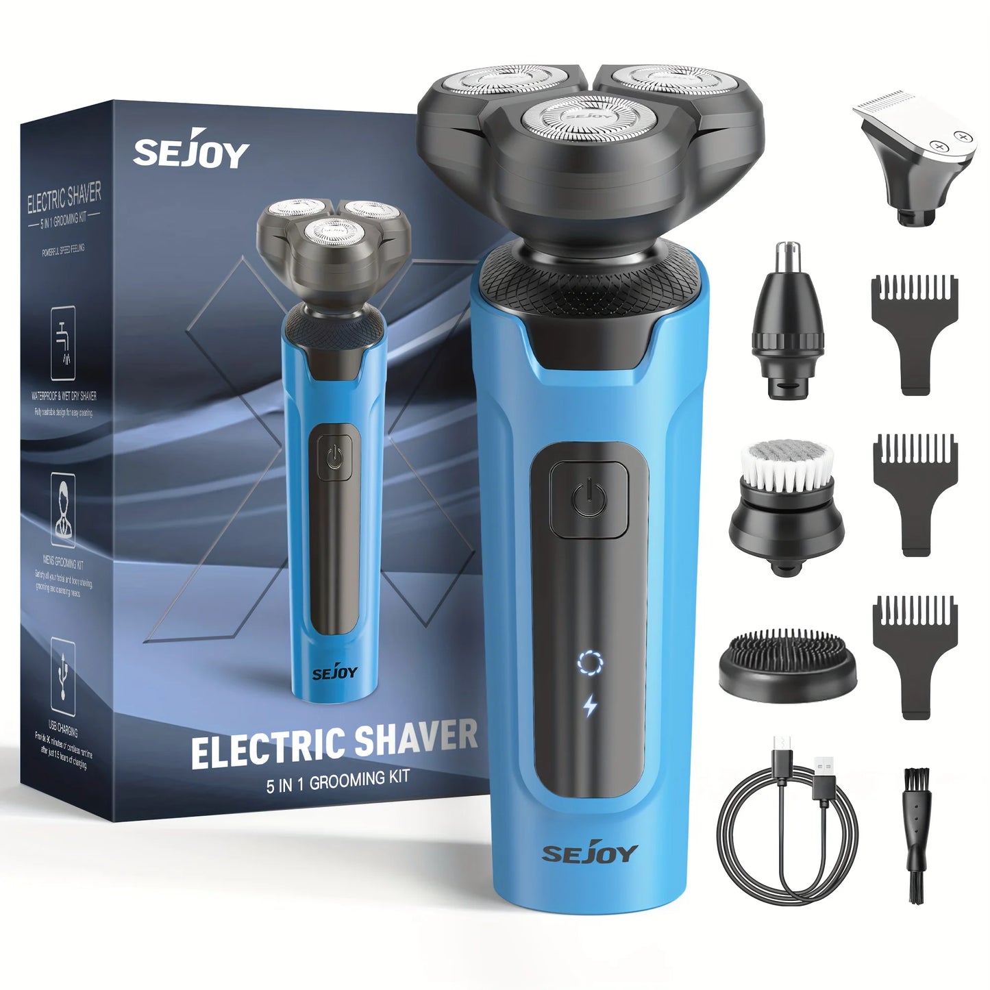 SEJOY 5 In1 ensemble tondeuse à cheveux électrique
