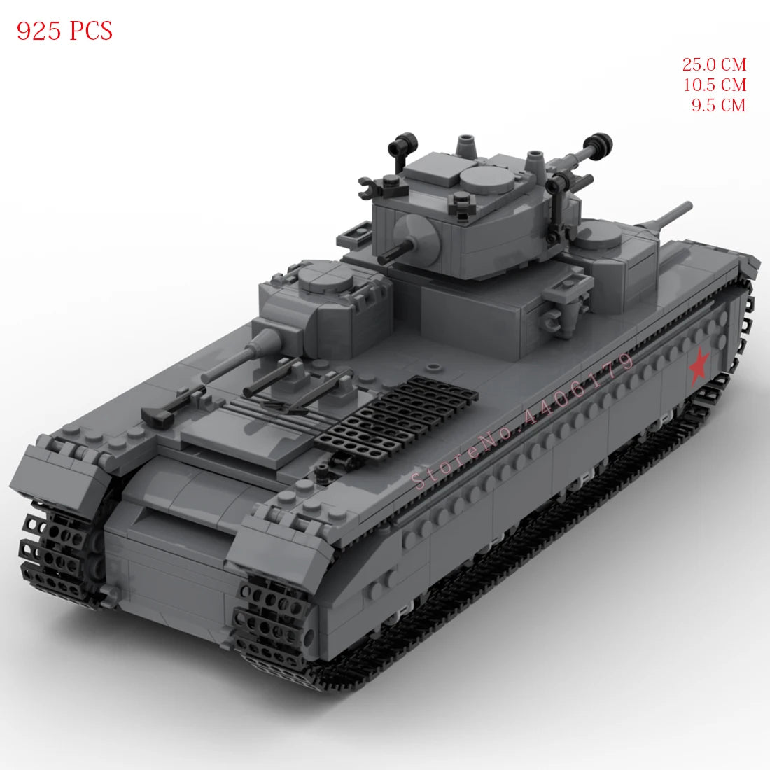 Militaire chaud seconde guerre mondiale armée de l'union soviétique T-35 char lourd bataille moscou armes de guerre équipement bloc de construction modèle brique jouets pour cadeau