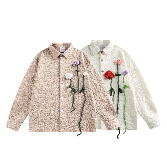 Chemises à manches courtes pour hommes et femmes, chemisier vintage, streetwear décontracté, vêtements Y2K, été