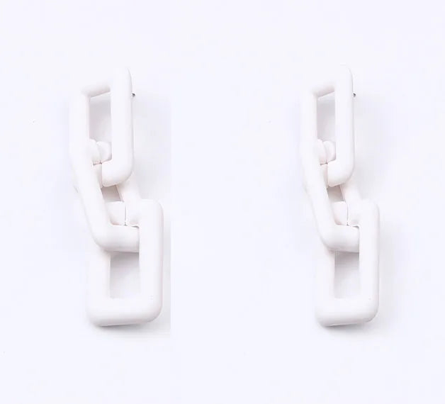 Boucles d'oreilles en acrylique JeTassel pour femmes, flammes européennes, gouttes, coeur, crâne, lame de chat, bijoux punk, gels de poisson, étoile