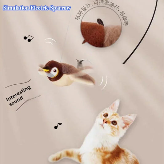 Jouets oiseau interactifs pour chat