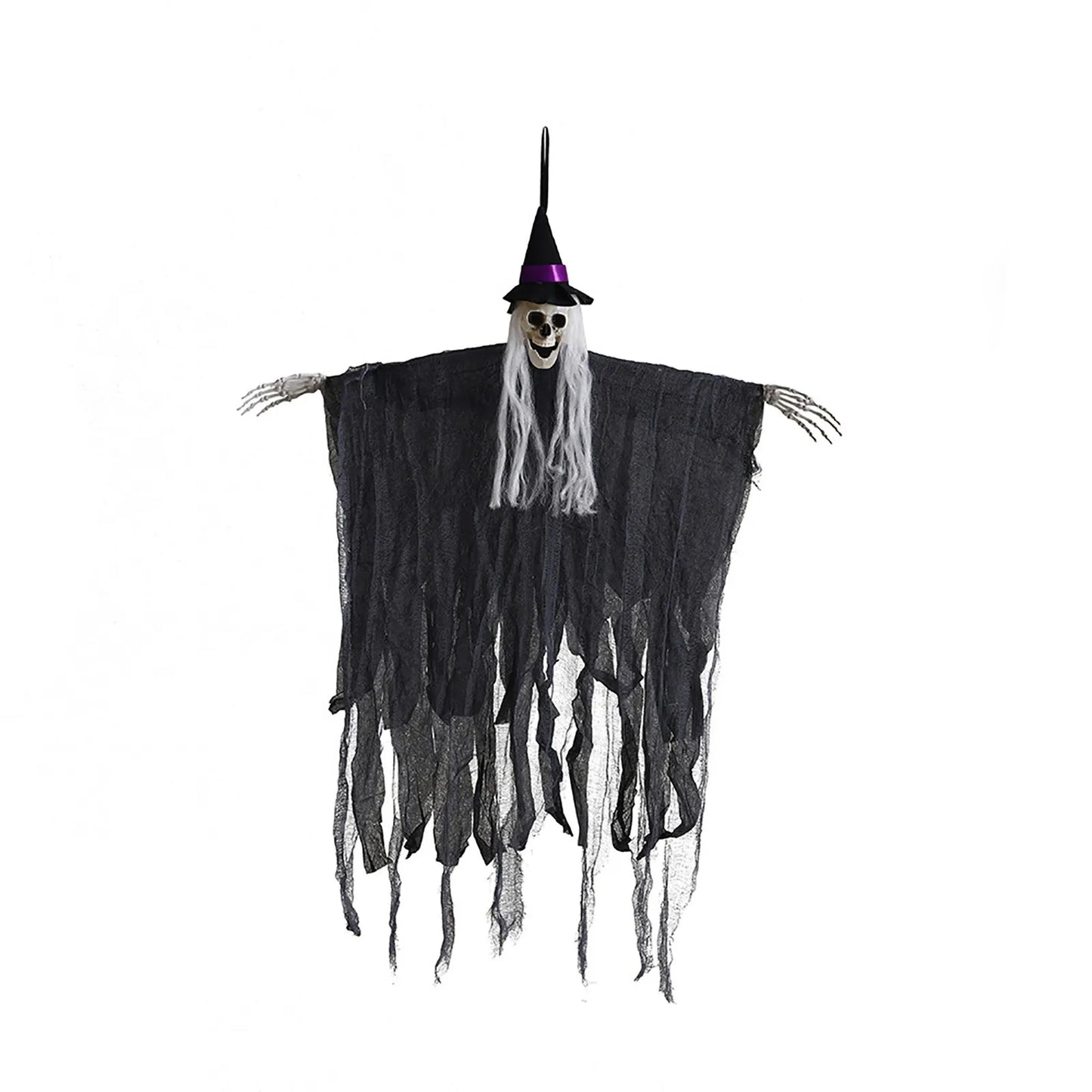Décoration de fantôme d'horreur effrayant, accessoires de modules d'Halloween, extérieur, intérieur, jardin, maison hantée, faucheuses, ornement