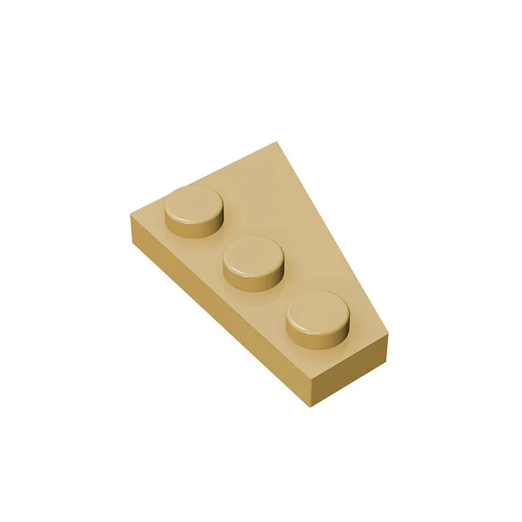 Pièces MOC 43723, plaque compensée 3x2 gauche, briques compatibles, blocs de construction à assembler, particules, Puzzle pour enfant, jouet cérébral, cadeau, 20 pièces