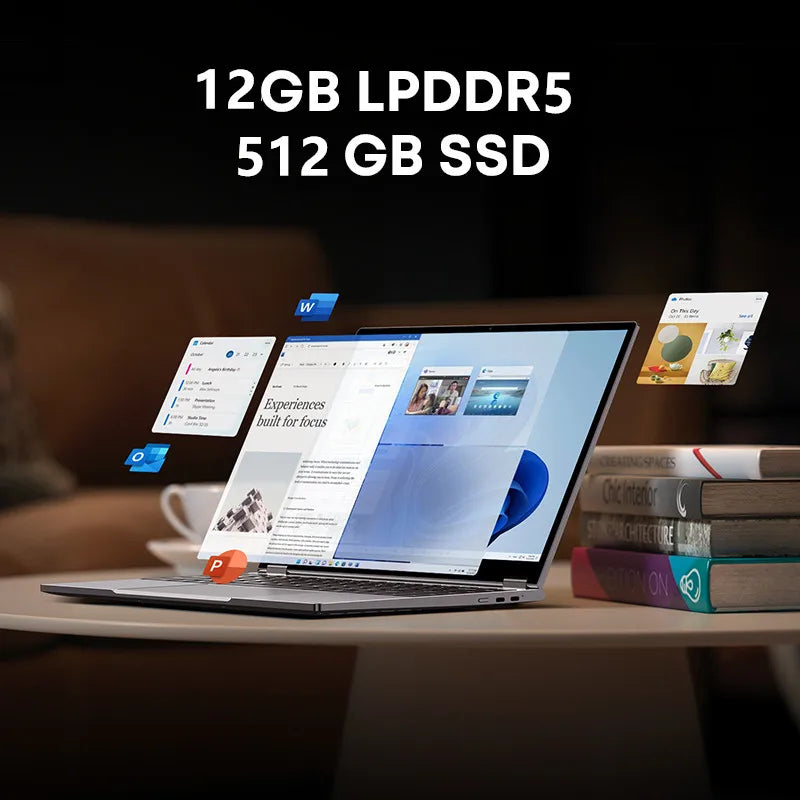 CHUWI-Tablette PC portable 2 en 1, avec processeur Intel i3 1215U, 12 Go LPDDR5, SSD de 512 Go, Windows 11, écran IPS FHD de 13.5 pouces, Wi-Fi 6, résolution de 2256x1504