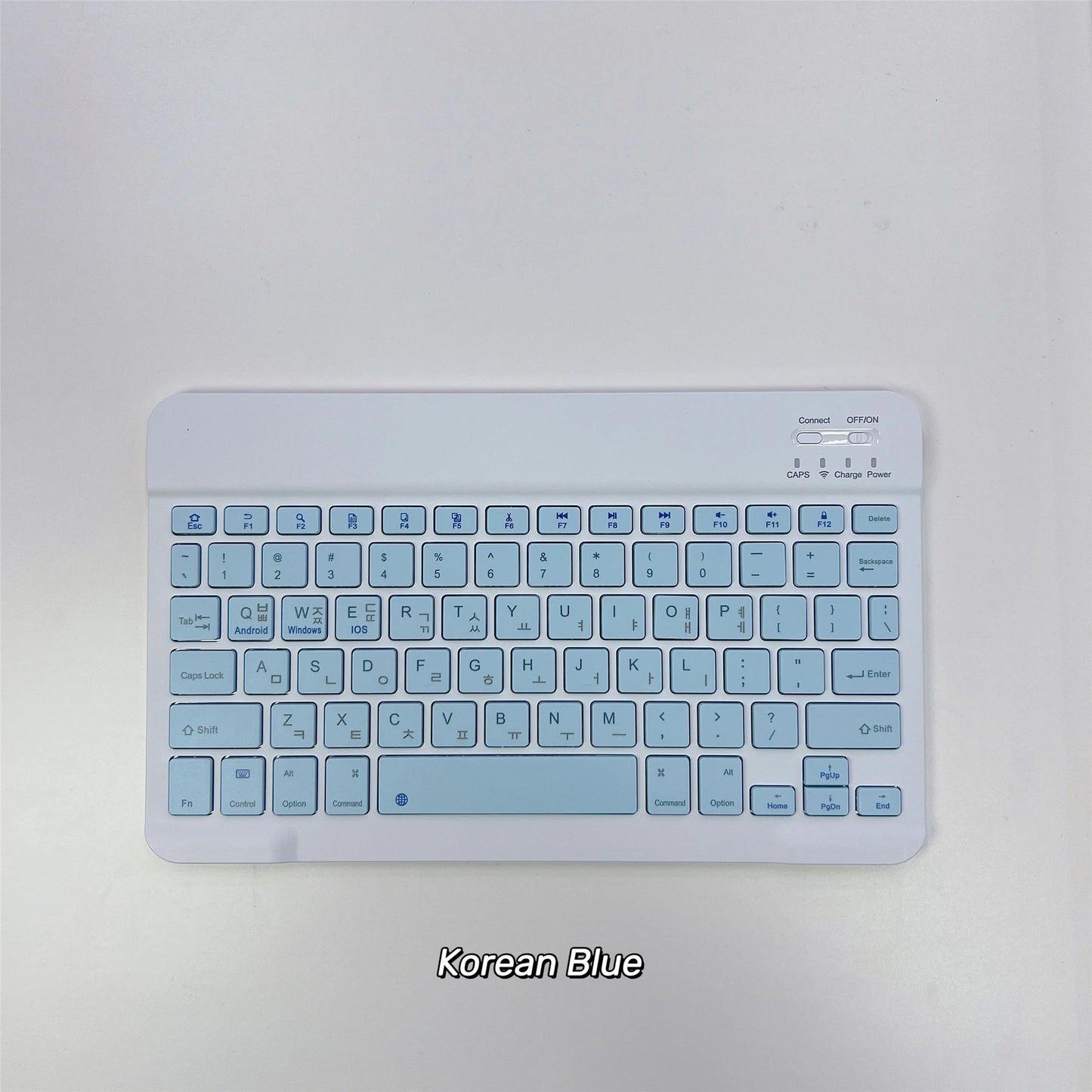 Clavier Bluetooth ultra-fin de langue coréenne à 78 touches
