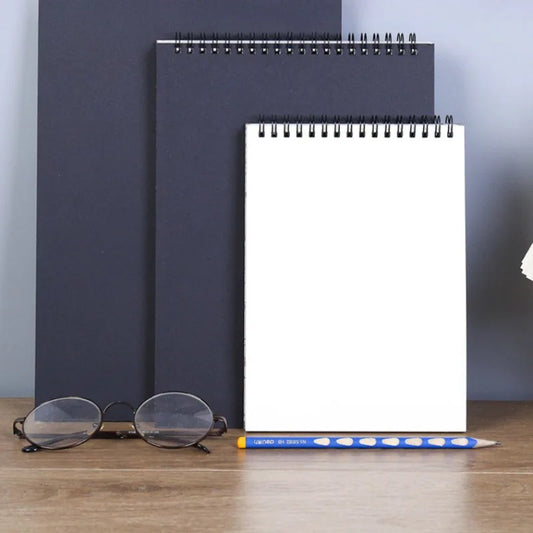 1 paquet de 30 feuilles, carnet de croquis, bloc de croquis relié en spirale, carnet de croquis d'art sans acide, dessin artistique, peinture, papier d'écriture pour