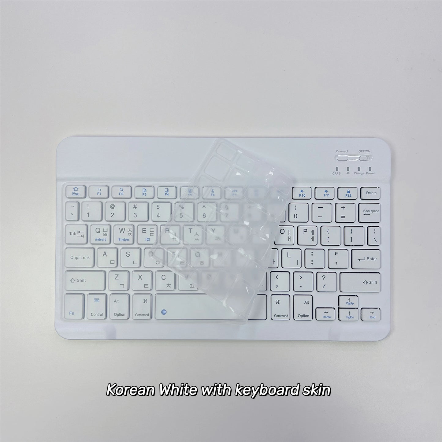Clavier Bluetooth ultra-fin de langue coréenne à 78 touches