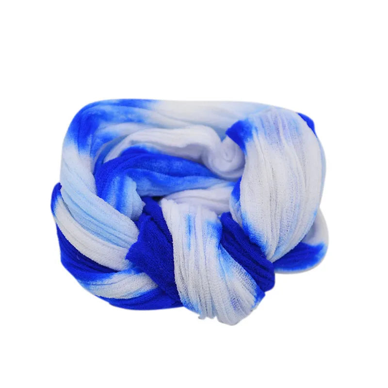 Lot de 5 pièces de bas de fleur en Nylon multicolore, rond, matériau de traction, accessoire fait à la main, artisanat de fleurs pour mariage à la maison