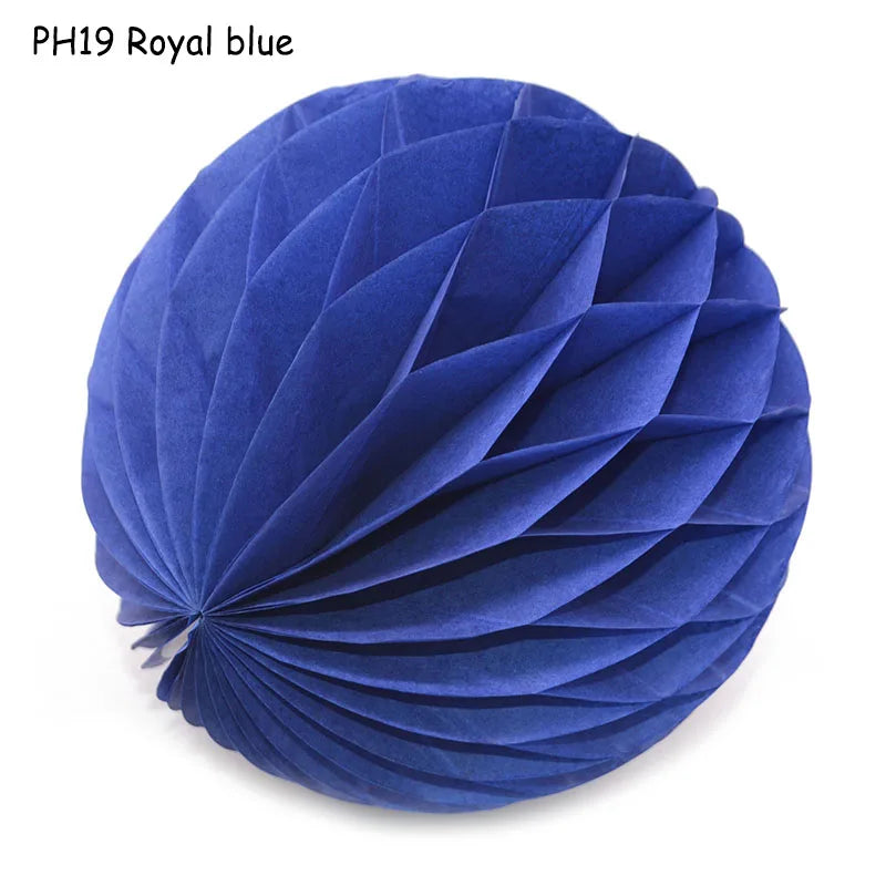 Boule décorative en papier nid d'abeille, 5 pièces/lot, 10/15cm, fleur Pastel, décoration de fête d'anniversaire pour mariage, enfant, fournitures de réception-cadeau pour bébé 8Z