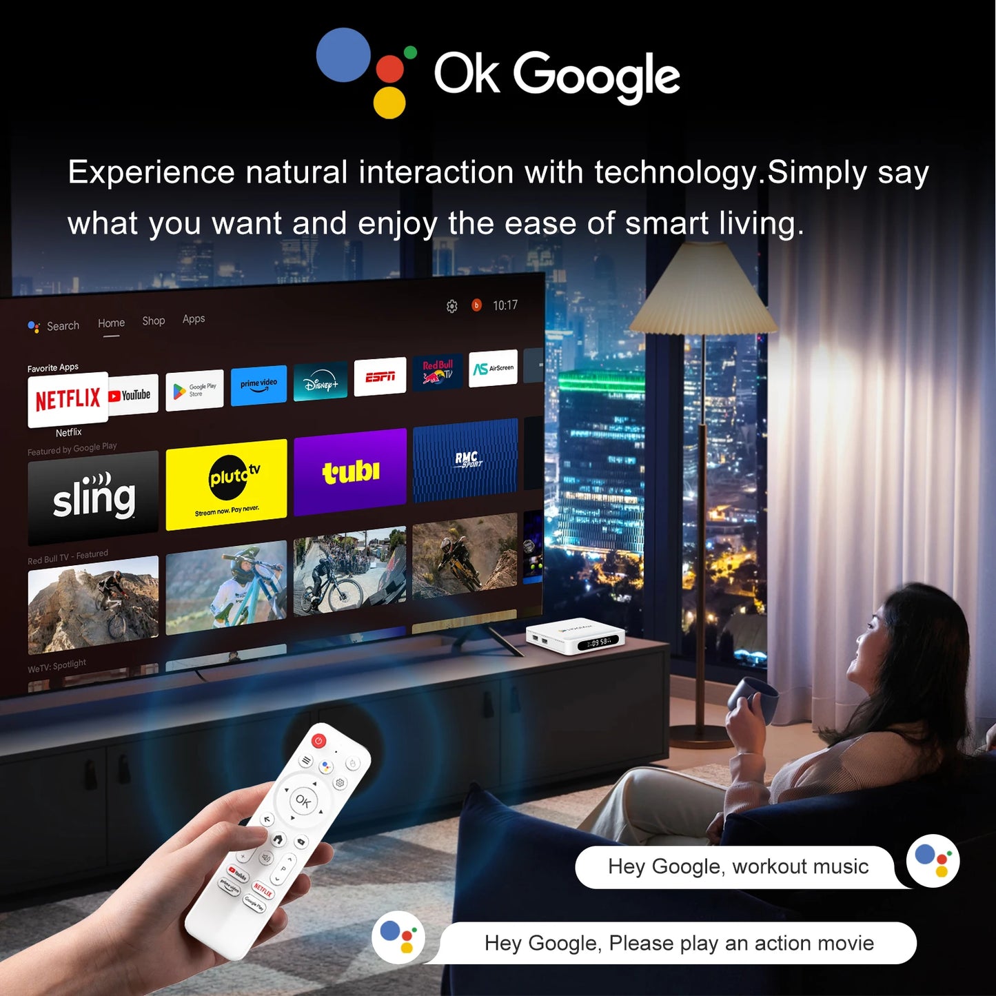 WOOPKER TV Box H96 MAX H618 PLUS 8K Android14.0 Allwinner H618 BT5.4 WiFi6 Mouse Support Media Player 4G32G 128G Set Top Box