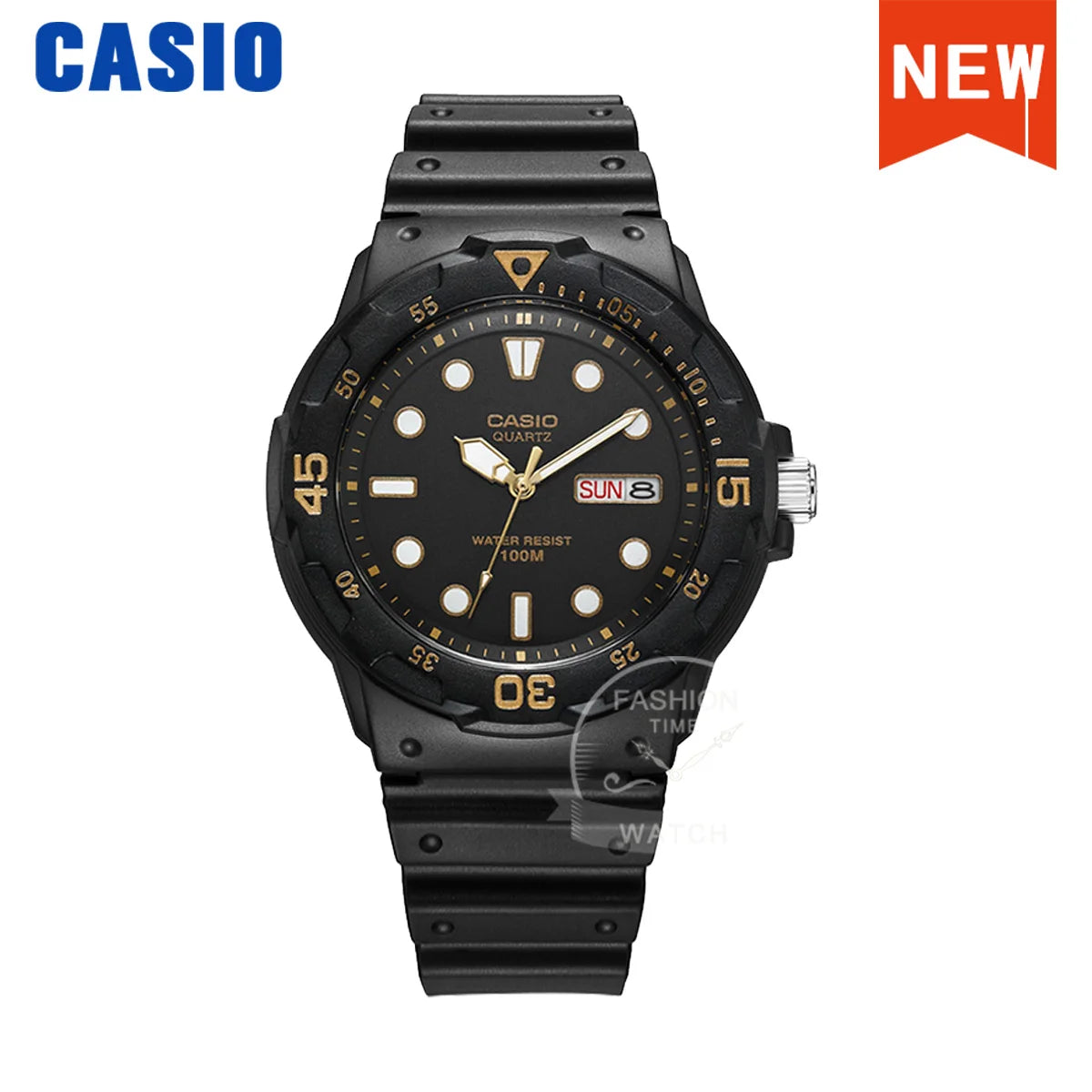 Casio montre homme montre de Plongée top marque luxe quartz 100m Étanche Lumineux