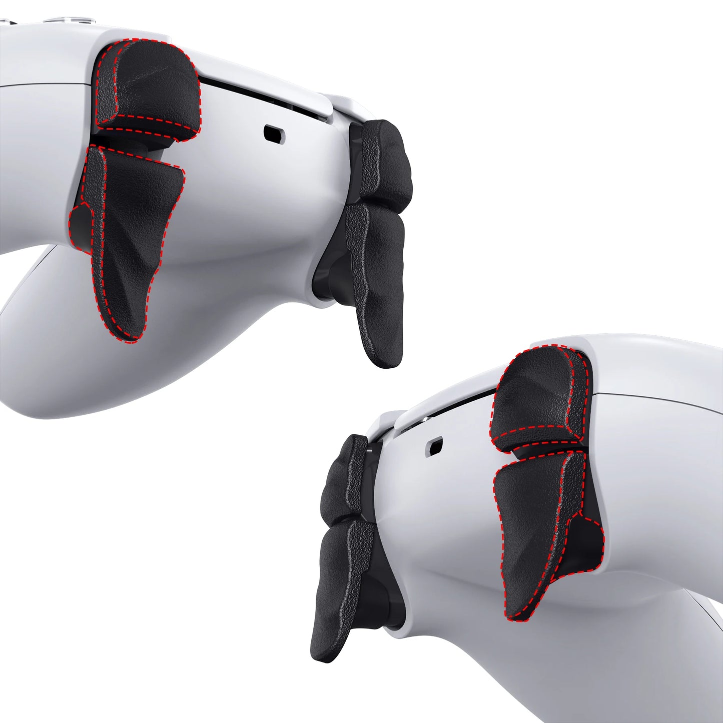 PlayVital DUNE-Launched Button Extension Kit, Trigger Stop, PS5 Controller, PS Portal, PS5 Edge, 3 Colors, 2 Pairs