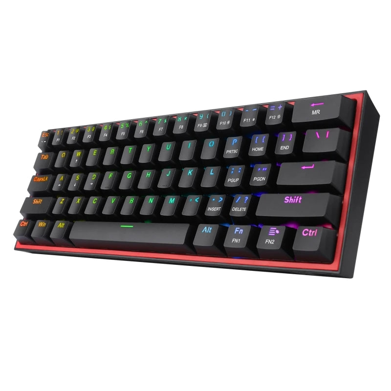 Redragon K616 Pro TKL clavier mécanique rvb sans fil 5.0 BT/2.4 Ghz/filaire trois Modes 60% clavier Bluetooth commutateur rouge linéaire