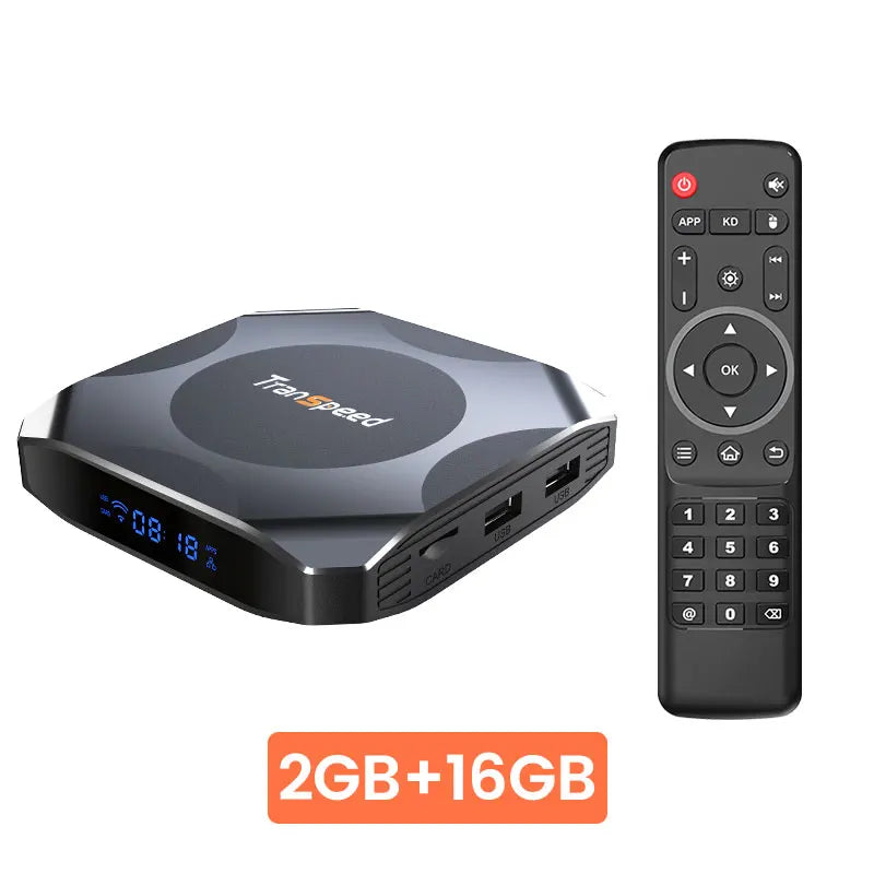 Transpeed AV1 Android 11 Amlogic S905W2 TV Box 2.4G&5.8G Wifi BT5.0 32G 64G Media Player 4K 3D Fast Set Top Box